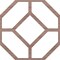 Ekena Millwork 66 56W x 66 56H x 38T Large Cameron Decorative Fretwork Wood Ceiling Panels, Walnut CELW67X67X0375CAMWA - alternate 4
